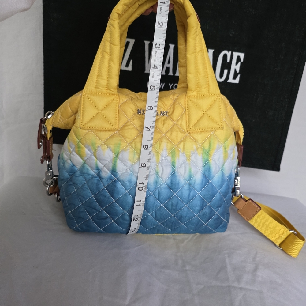 MZ Wallace Micro Sutton Bag Daffodil Tie Dye/Gold - Picture 7 of 16